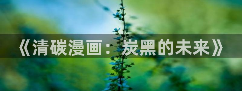 汗汗漫画肉：《清碳漫画：炭黑的未来》